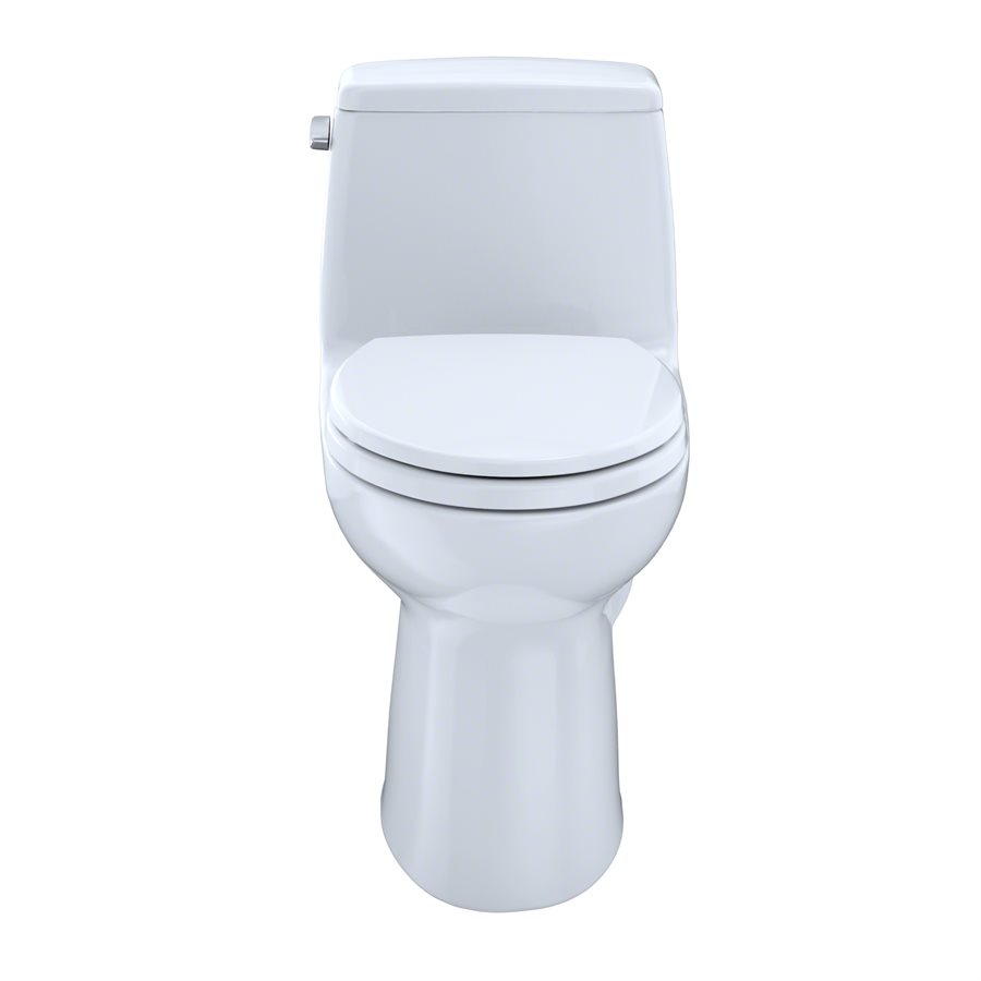 Toto Eco Ultramax One Piece Elongated Gpf Toilet With Cefiontect Cotton White